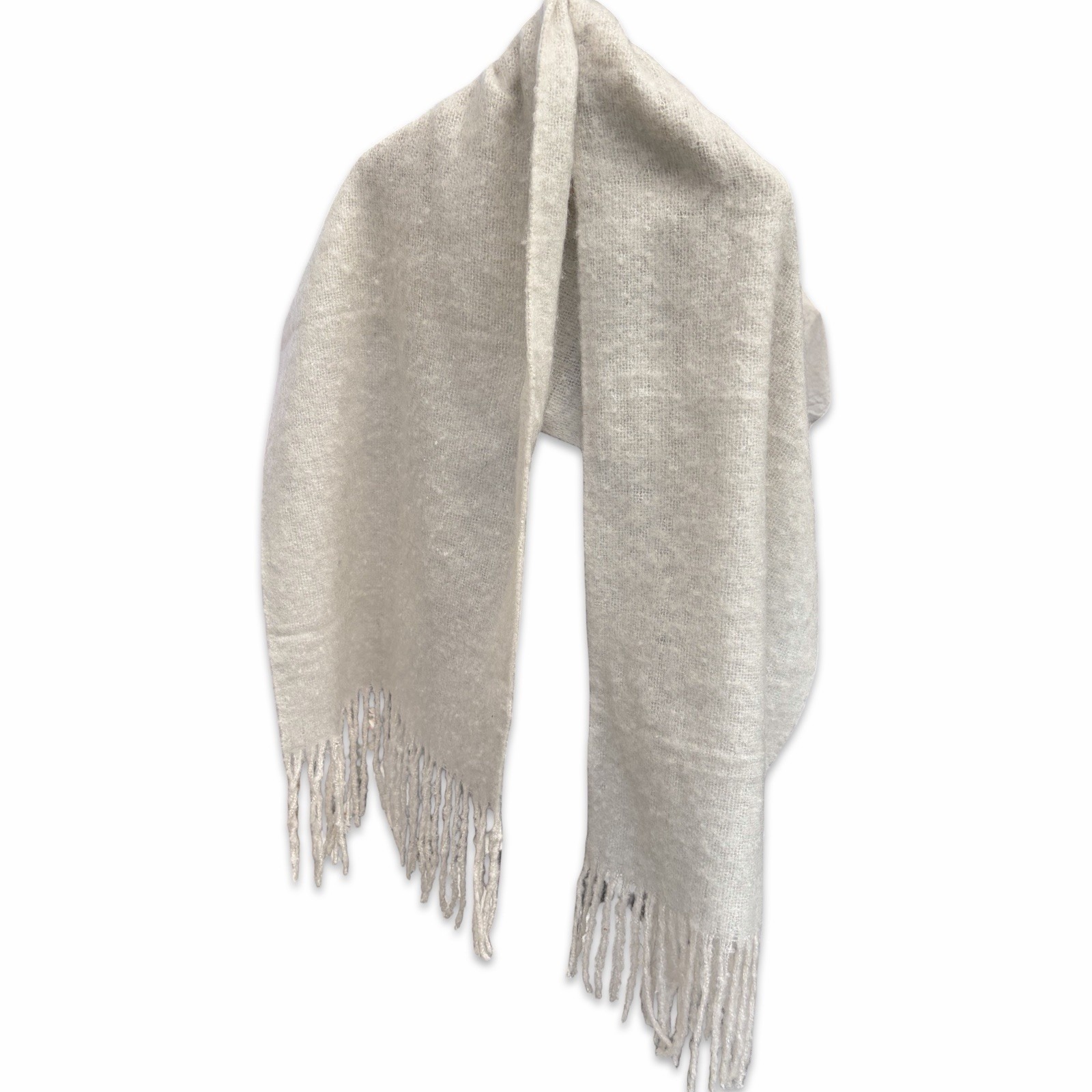 Wetna 65% Wool Blend Wide Shawl Wrap Scarf Cozy Winter Warm Onesize